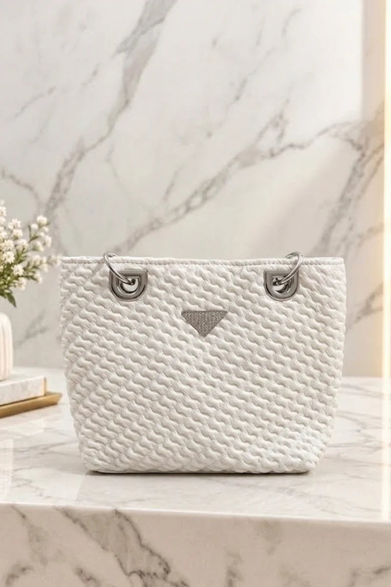 Women's Fashion Crossbody Bag (White)