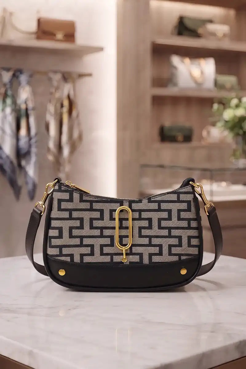 Premium Women's Cross Body Bag (Onyx Black)