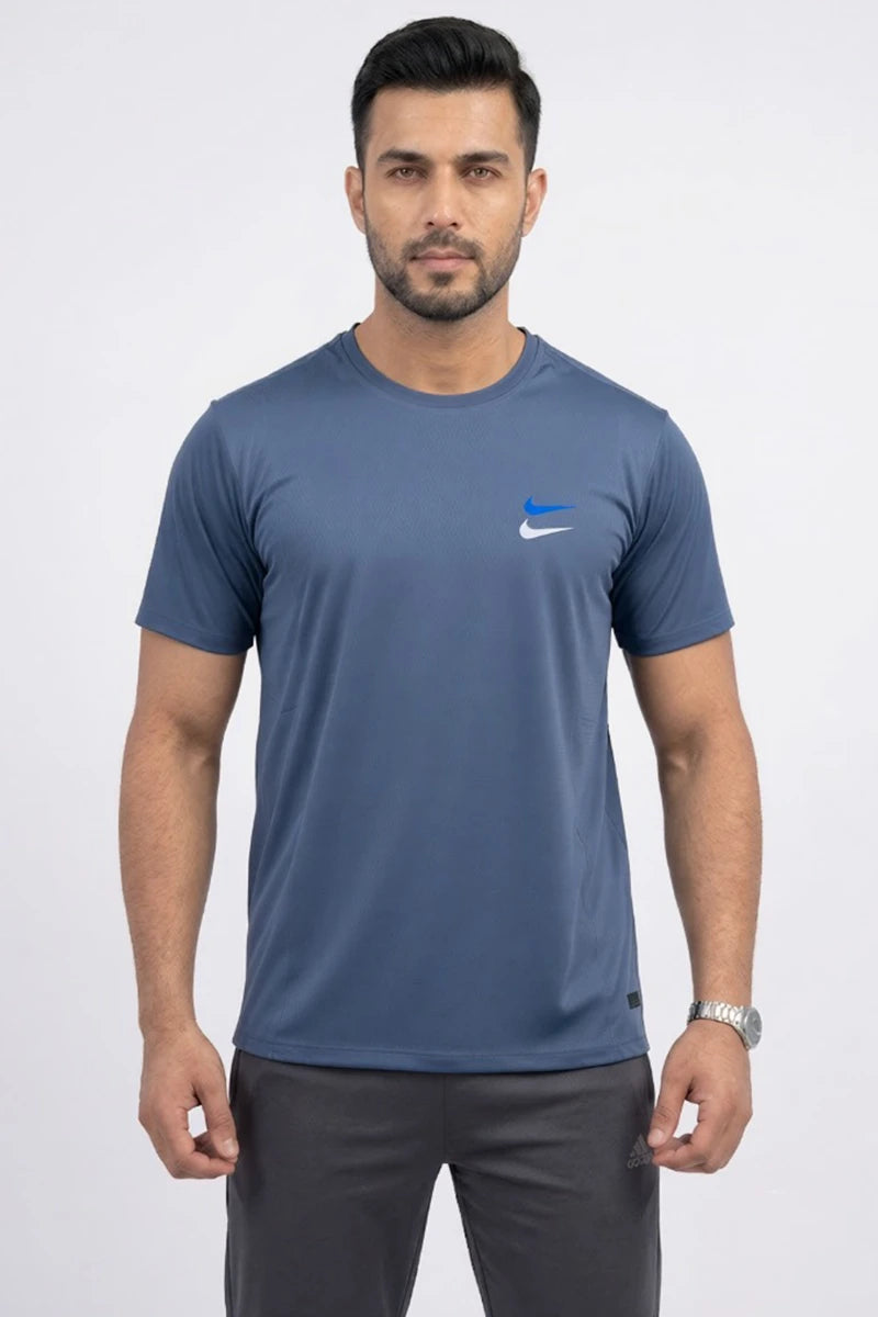 Nike - Men's Performance Crew Neck T-Shirt (Steel Blue)