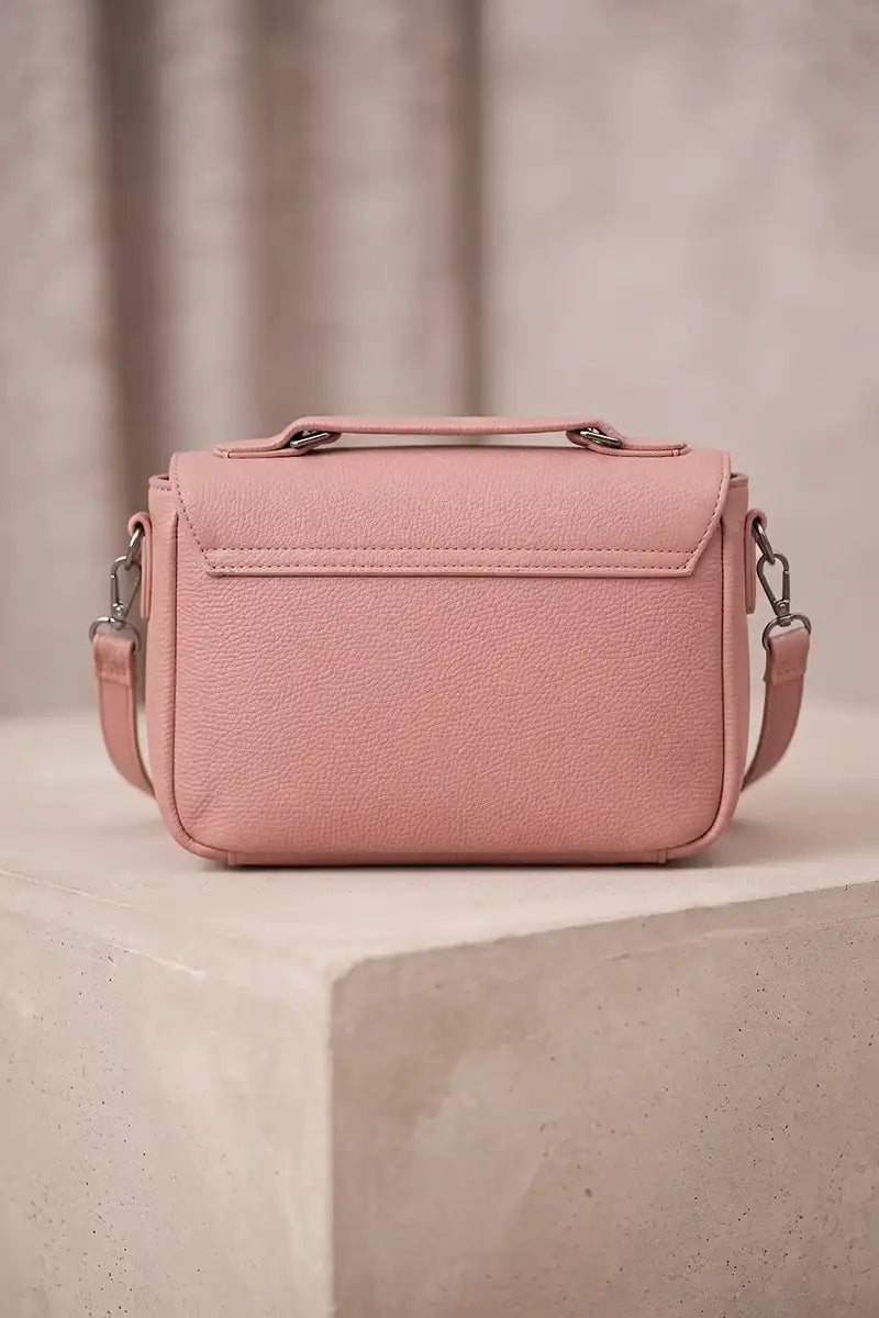 Premium Women's Imported Handbag (Dusty Rose Pink)