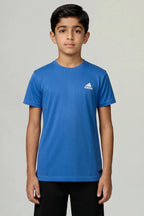 Adidas - Boys Classic Crew Neck T-Shirt (Blue)