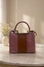 Imported Women's Structured Handbag (Muted Lilac)