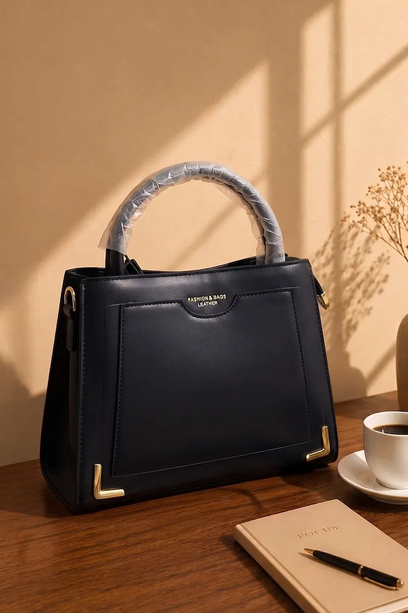 Premium Women's Fashion Handbag (Classic Black)