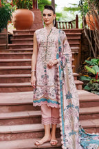 Jade Urbane Vol: 04 Classic Lawn Collection 3-Piece Unstitched Suit (Pastel Pink)