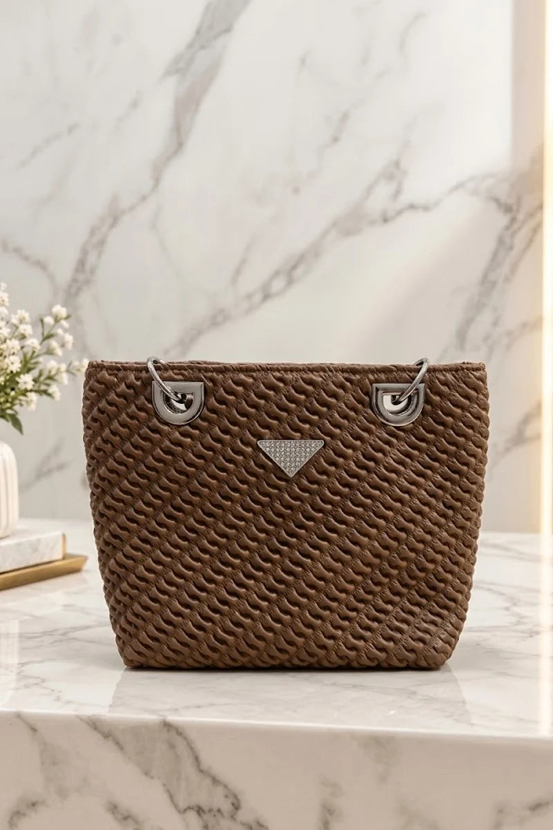 Women's Fashion Crossbody Bag (Medium Brown)