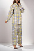 Saya Special Unstitched Khaddar 2-Piece Same Print Suit (Pistachio)