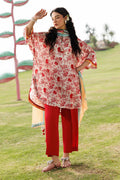 Elahéh By Maria B - 3PC Unstitched Digital Printed Lawn Suit (Red)