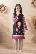 Ting Tone by Almeerah - Girls Unstitched 2-Piece Suit (Charcoal)