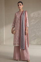 Khaadi (Vol.5) – 3 Piece Unstitched Printed Lawn Suit (Rose Mauve)