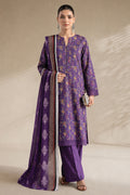 Khaadi (Vol.4) – 3 Piece Unstitched Printed Lawn Suit (Purple)