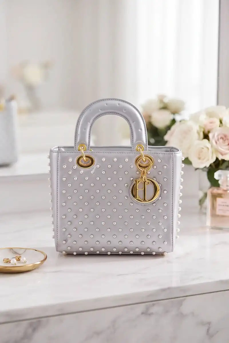 Premium Women's Handbag (Ice Grey)
