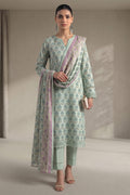 Khaadi (Vol.5) – 3 Piece Unstitched Printed Lawn Suit (Pale Sage Green)
