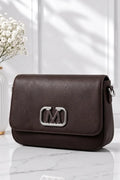 Imported Women's Structured Handbag (Chocolate Brown)