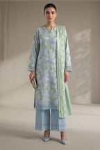Khaadi (Vol.5) – 3 Piece Unstitched Printed Lawn Suit (Soft Powder Blue & Mint Green)