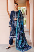 Urbane By Jade Vo.4 - 3pc Unstitched Classic Printed Lawn (Deep Midnight Navy)