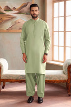 Men’s Wash & Wear Unstitched Fabric By KBC Fashion (Pale Pistachio)