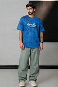 Men’s Drop Shoulder T-Shirt (Blue)