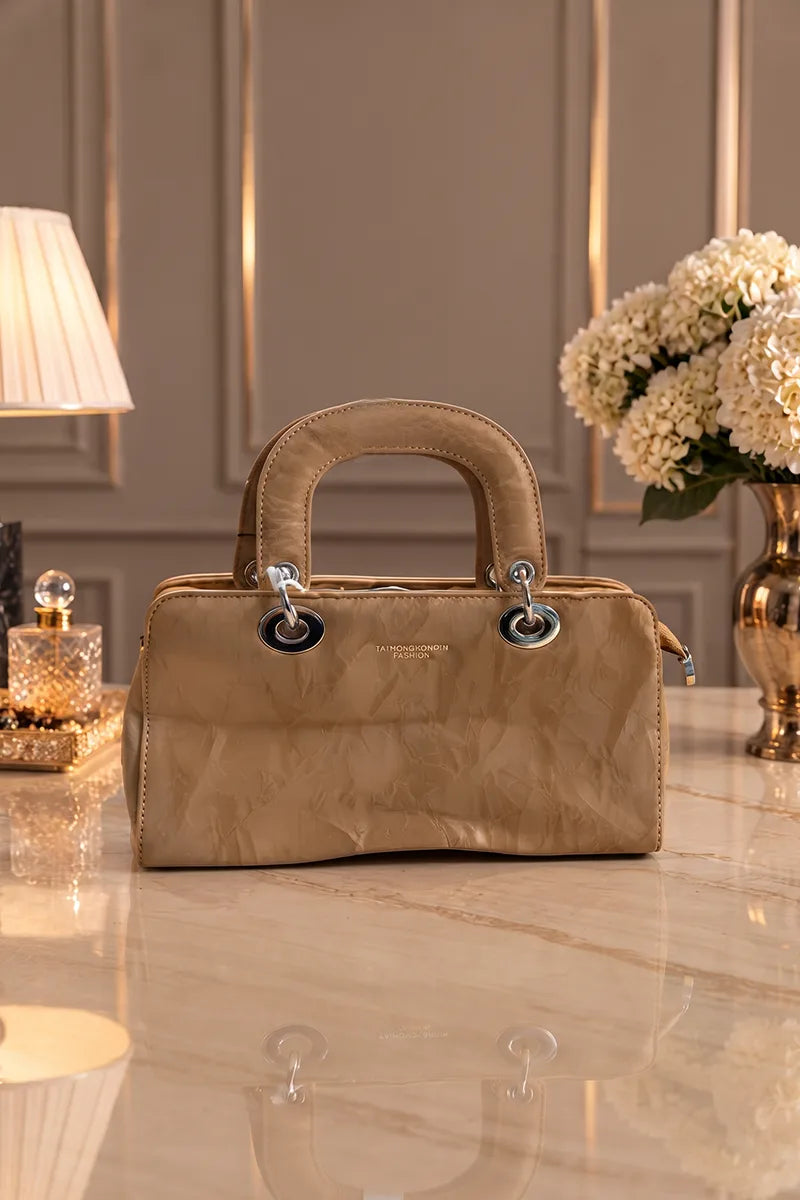 Premium Satchel Shoulder Bag For Women (Warm Camel)