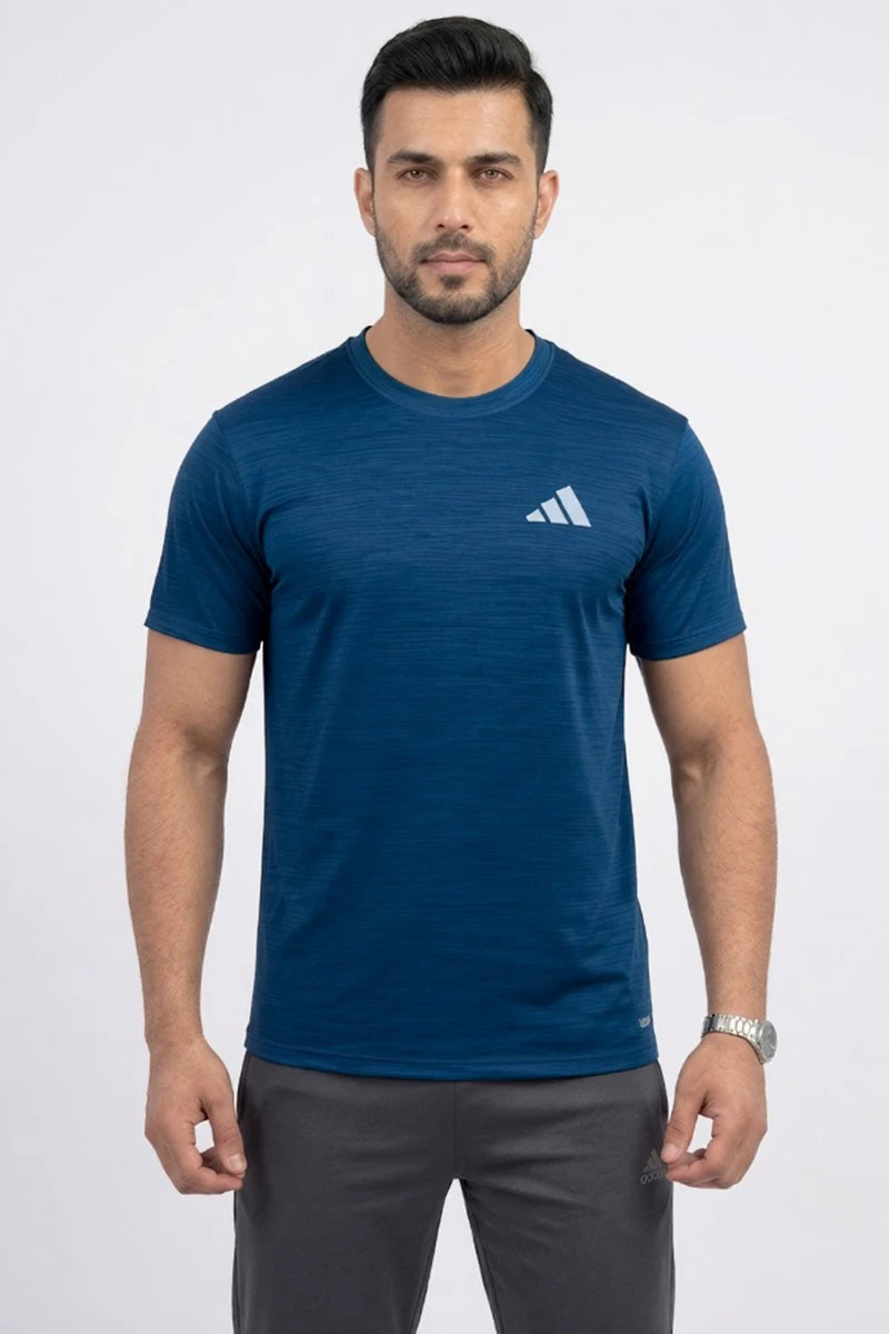 Adidas - Men's Performance Crew Neck T-Shirt (Teal Blue)