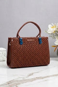 Women's Fashion Crossbody Handbag (Warm Brown)
