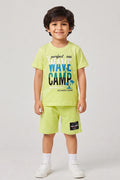 Boys T-Shirt & Shorts Set (Yellow)