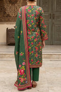 Mehar Unstitched 3-Piece Lawn Collection (Deep Moss Green)