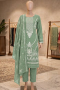 Dream by Breeza Fashion - 3PC Unstitched Embroidered Lawn Suit (Sage Green)