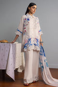 COCO By Zara Shahjahan - 3-Piece Unstitched Printed Lawn Suit (Pale Blush)
