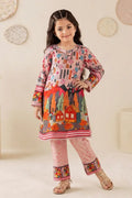 Ting Tone by Almeerah - Girls Unstitched 2-Piece Suit (8 to 12 Years) (Blush Pink)