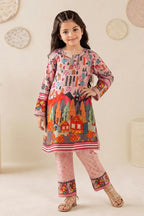 Ting Tone by Almeerah - Girls Unstitched 2-Piece Suit (8 to 12 Years) (Blush Pink)