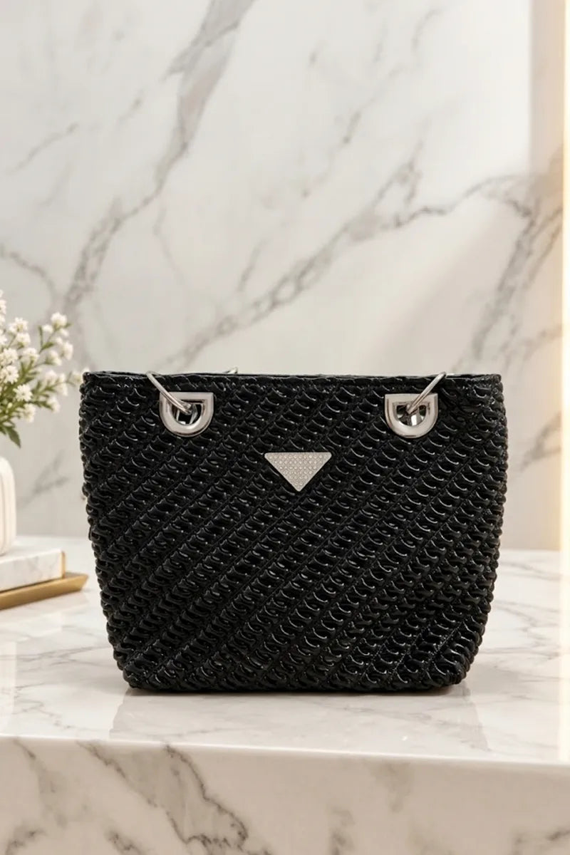 Women's Fashion Crossbody Bag (Black)
