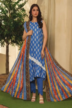 Limelight Doria Unstitched 3-Piece Lawn Collection (Royal Blue)