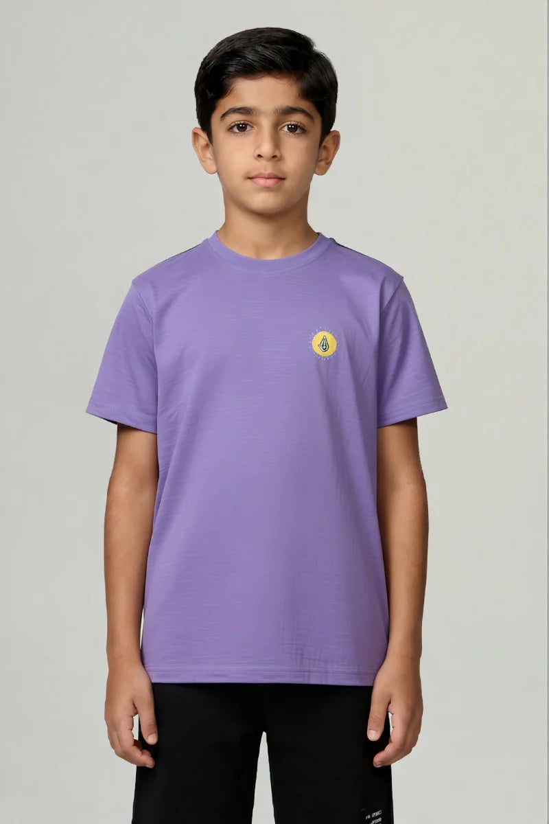 Volcom - Boys Classic Crew Neck T-Shirt (Lavender)