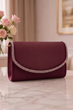 Premium Hand Clutch Bag (Maroon)