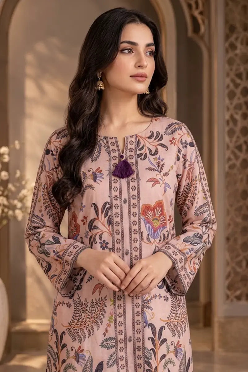 Women's Premium Stitched 2-Piece Suit (Dusty Pink)