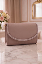 Premium Hand Clutch Bag (Dusty Mauve)
