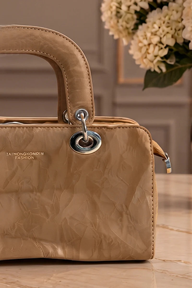 Premium Satchel Shoulder Bag For Women (Warm Camel)
