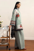 COCO By Zara Shahjahan - 3-Piece Unstitched Printed Lawn Suit (Mint Green)