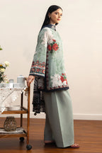 COCO By Zara Shahjahan - 3-Piece Unstitched Printed Lawn Suit (Mint Green)