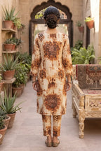Sana Safinaz Printed Lawn Unstitched 2-Piece Suit (Chestnut Brown)