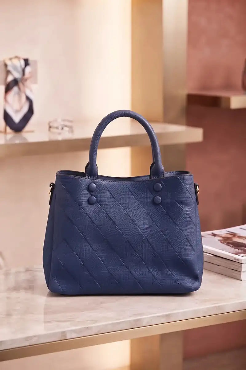 Premium Women's Imported Handbag (Blue)