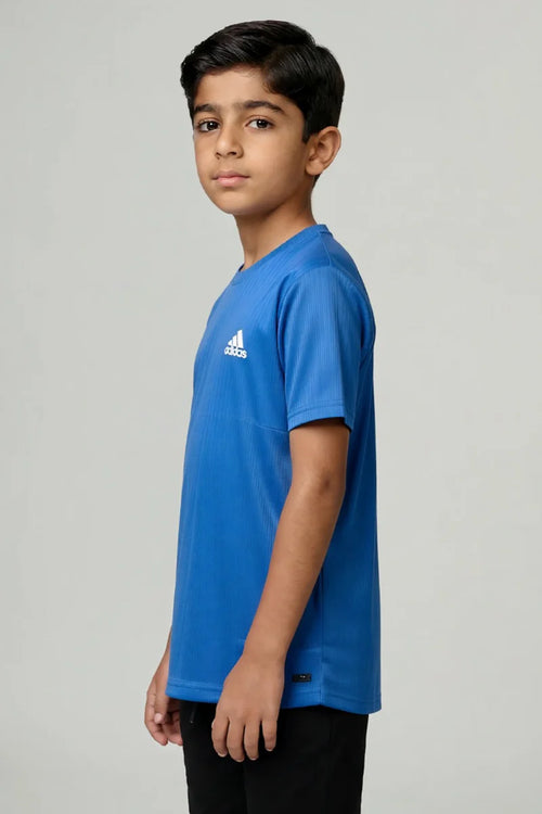 Adidas - Boys Classic Crew Neck T-Shirt (Blue)