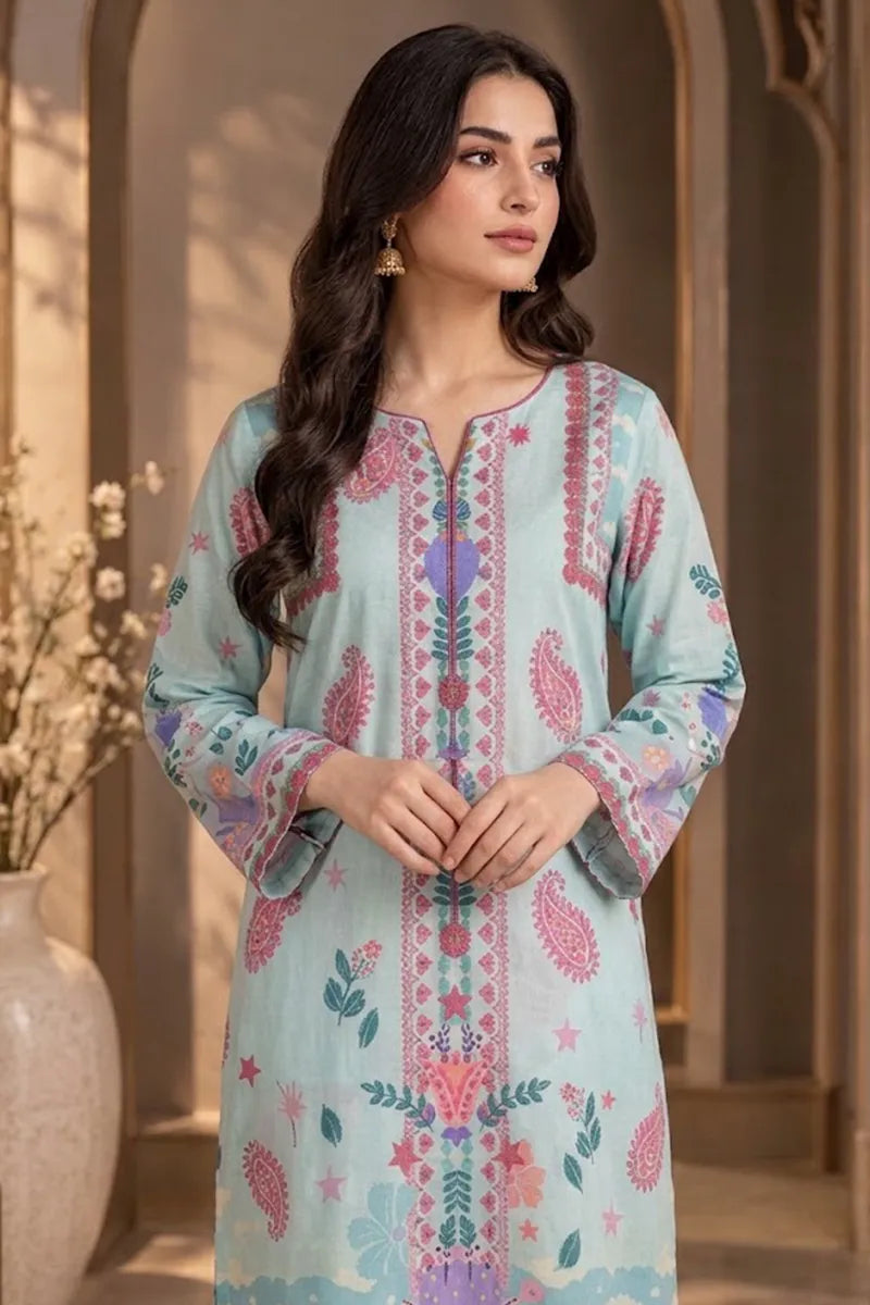 Women's Premium Stitched 2-Piece Suit (Aqua Blue)