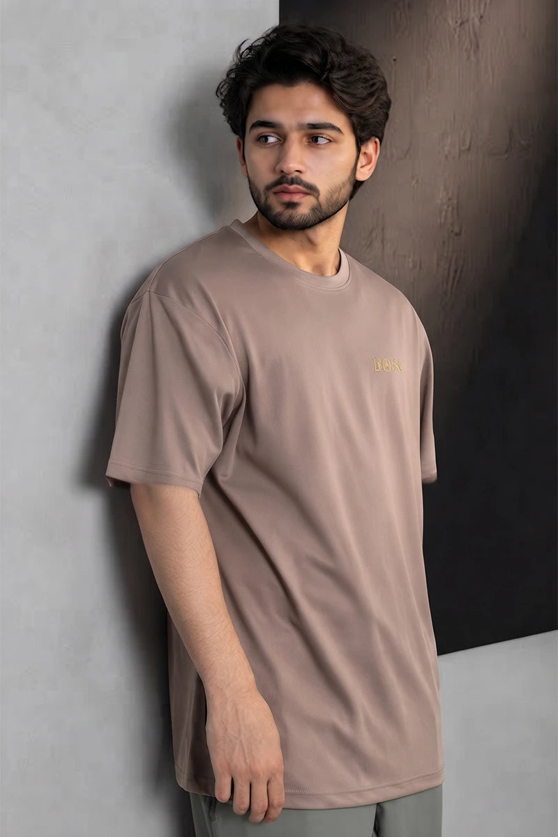 Boss - Men’s T-Shirt (Warm Beige)