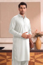 Yameen - Men’s Unstitched Cotton Fabric (Off-White)