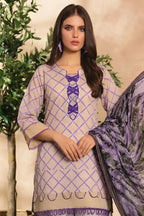 Limelight Doria Unstitched 3-Piece Lawn Collection (Light Taupe)