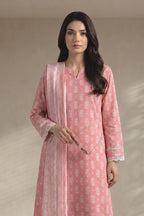 Khaadi – 3 Piece Unstitched Digital Printed Lawn Suit (Pink)