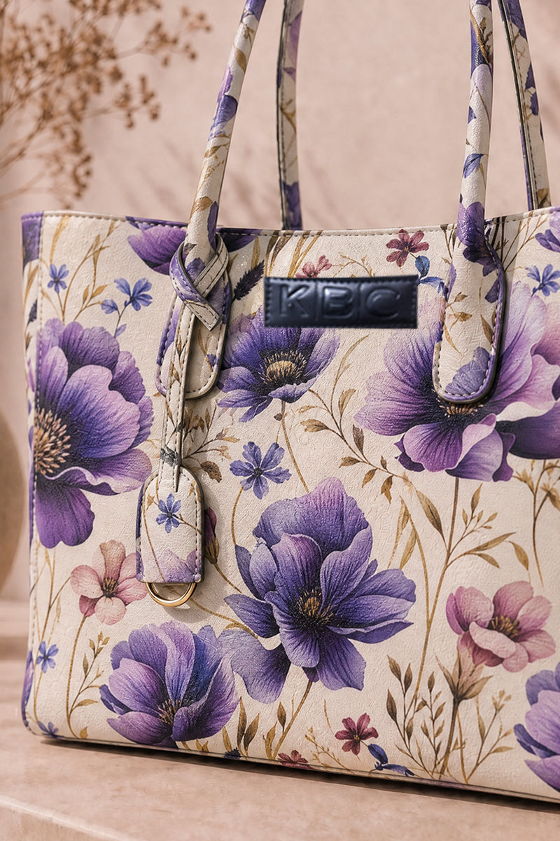 KBC - Canvas Handbags (Violent Floral)