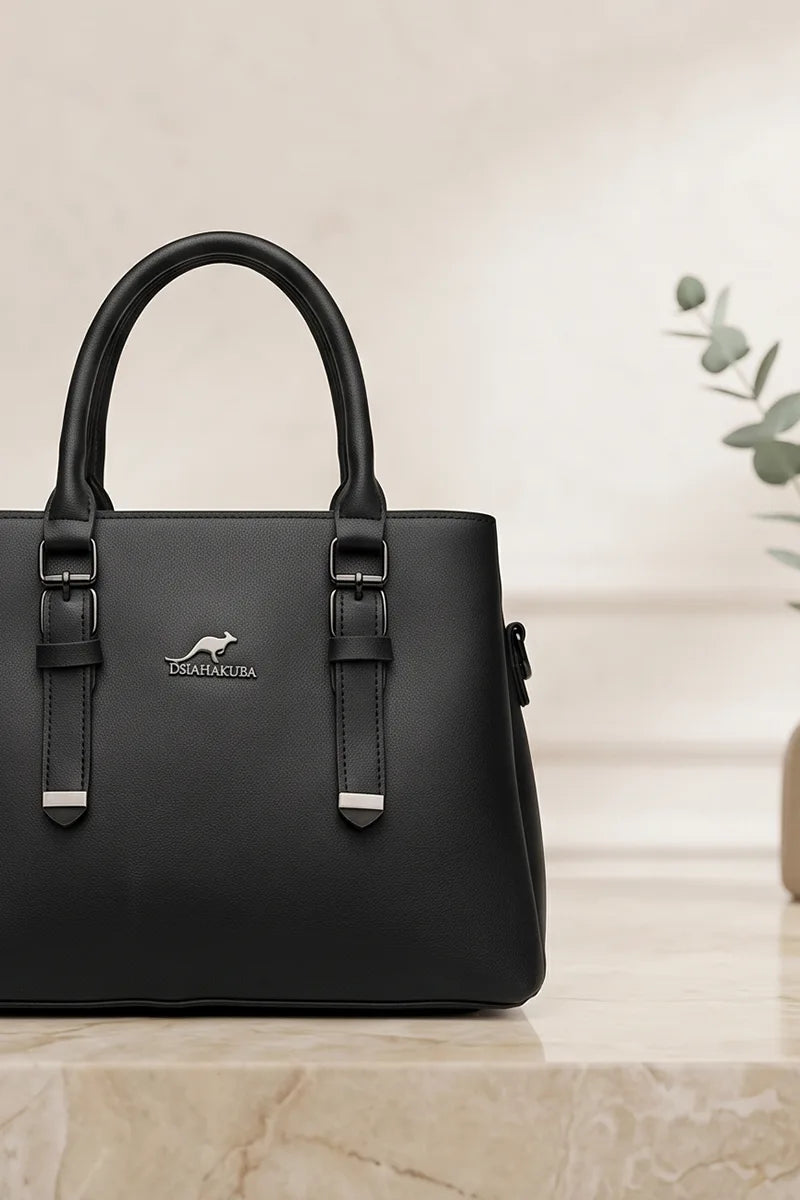 DSIAHAKUBA Premium Women's Fashion Handbag (Classic Black)