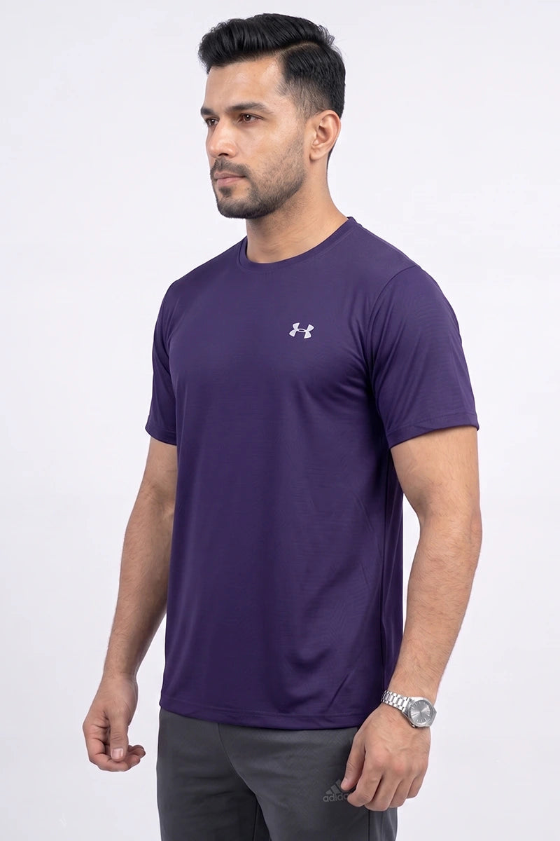 Under Armour - Men's Performance Crew Neck T-Shirt (Deep Violet)